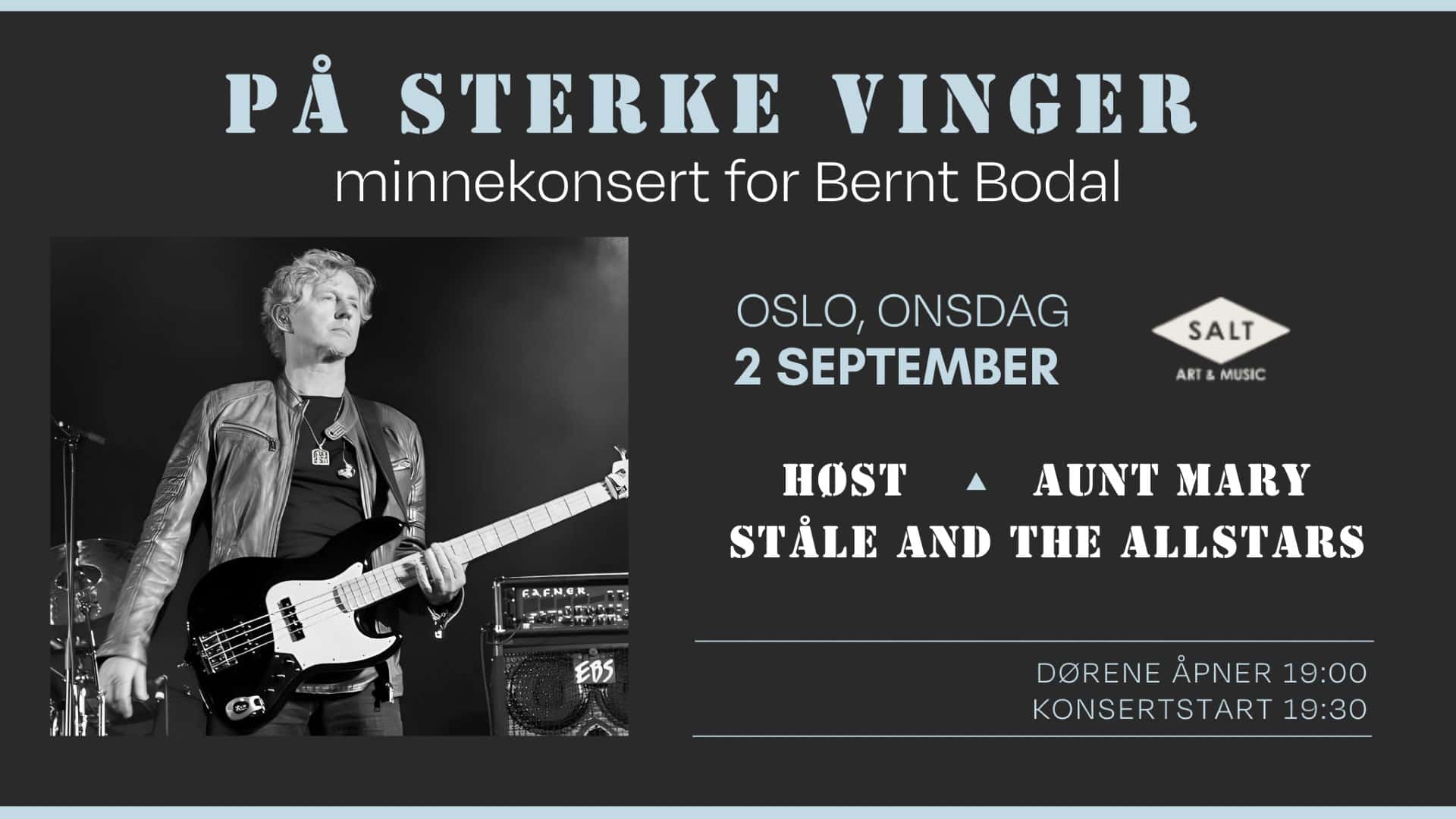 På Sterke Vinger – minnekonsert for Bernt Bodal