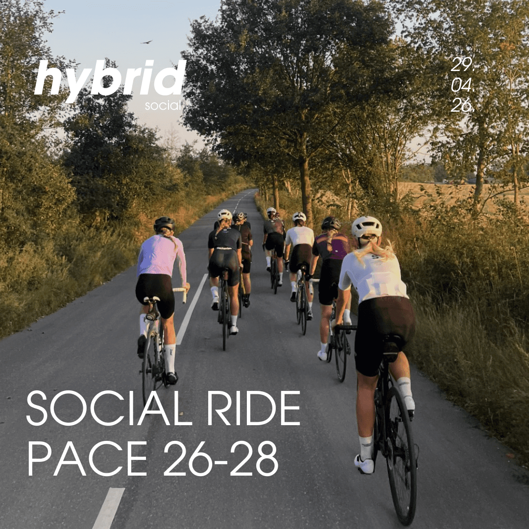 Hybrid Social Ride (Pace 26-28)