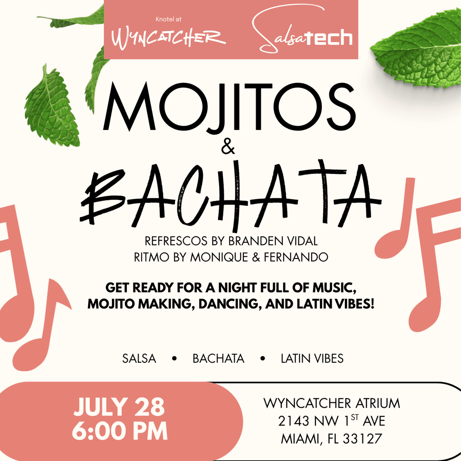 Post Work Hangs: Mocktails, Mojitos, & Bachata
