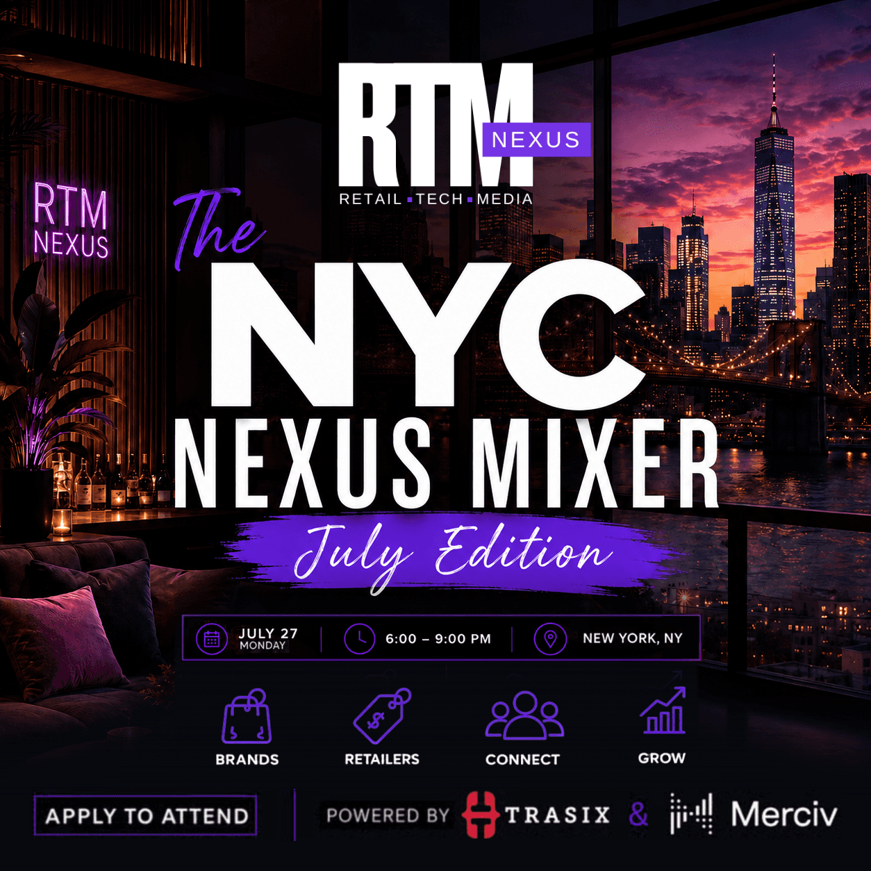 The NYC Nexus Mixer - July Edition @ PI Apparel's Fashion Tech Show