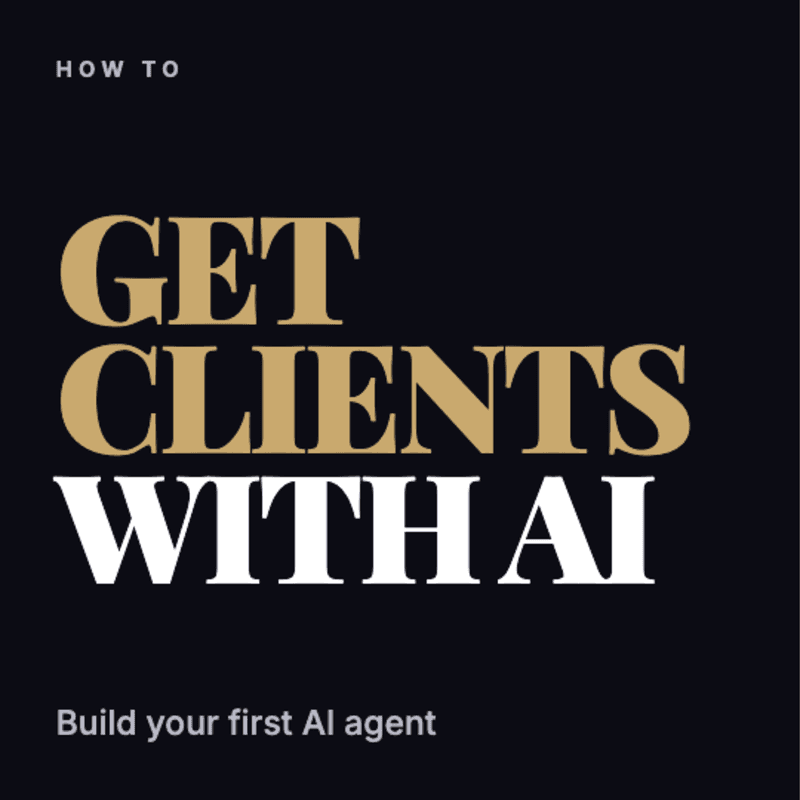 How to Get Clients with AI: Build Your First AI Agent | 1 Hour Workshop + Networking