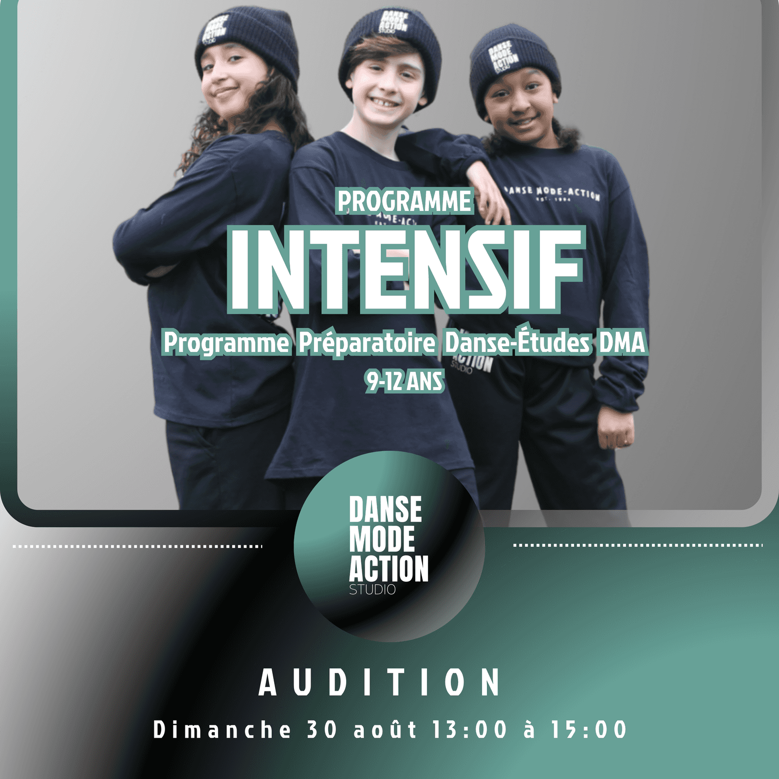 Auditions Programme Intensif 9-12 ans