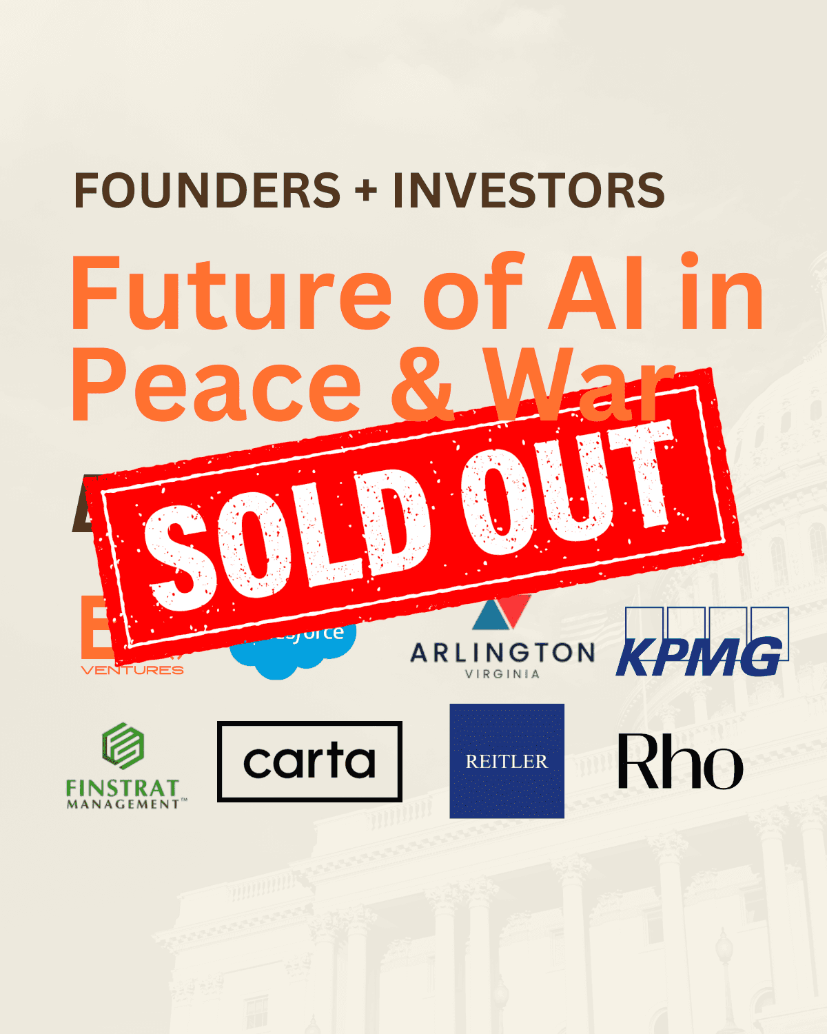Future of AI in Peace & War (Demo Day)
