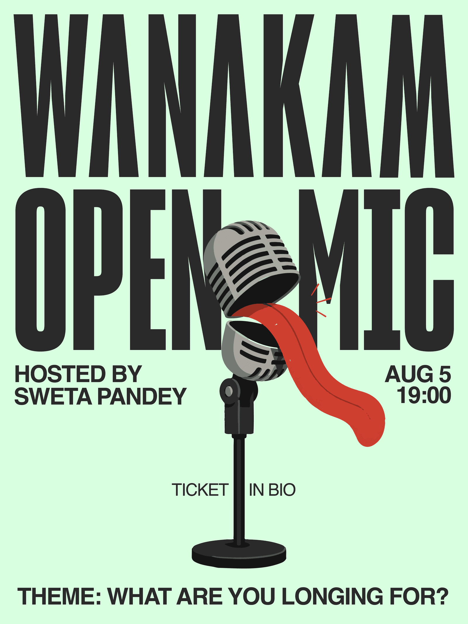 Everything We’re Waiting For - A Open Mic Night of Longing, Yearning, and Alternate Lifetimes