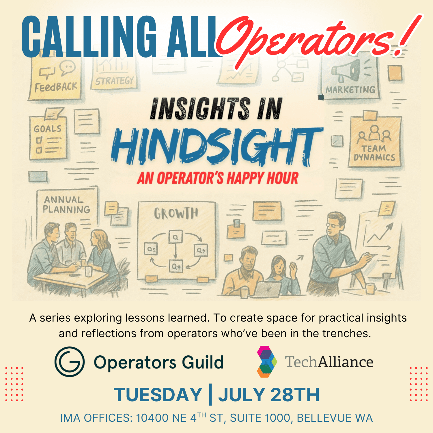 Insights in Hindsights - An Operators Happy Hour