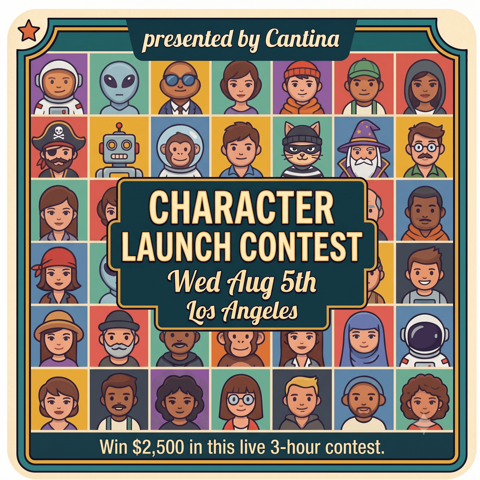 Character Pilot Pitch Contest (w/ cash prize)