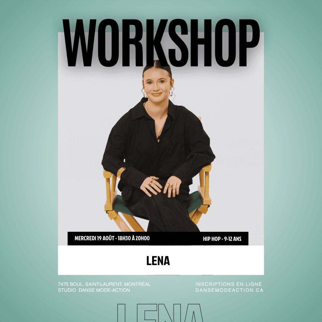 Lena - Workshop Hip Hop Choreo - 12 ans et moins