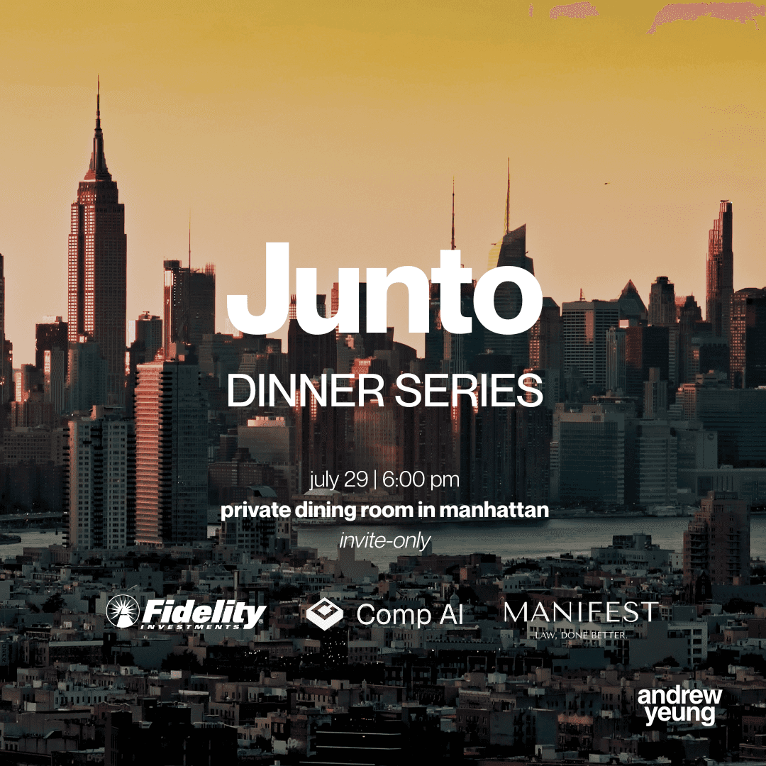 Junto Founder Dinner (Hosted by Andrew & Friends)