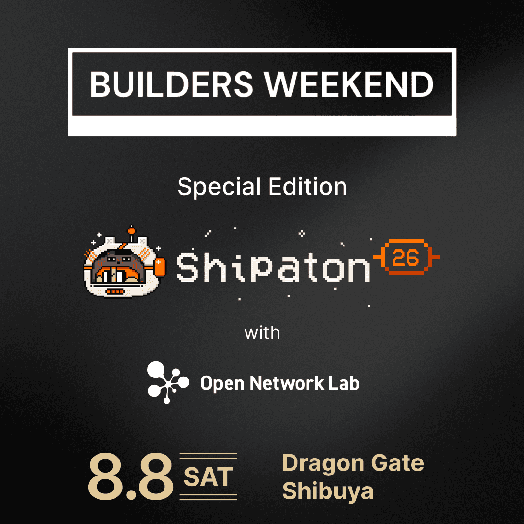 Builders Weekend - Shipaton Special Edition with OnLab