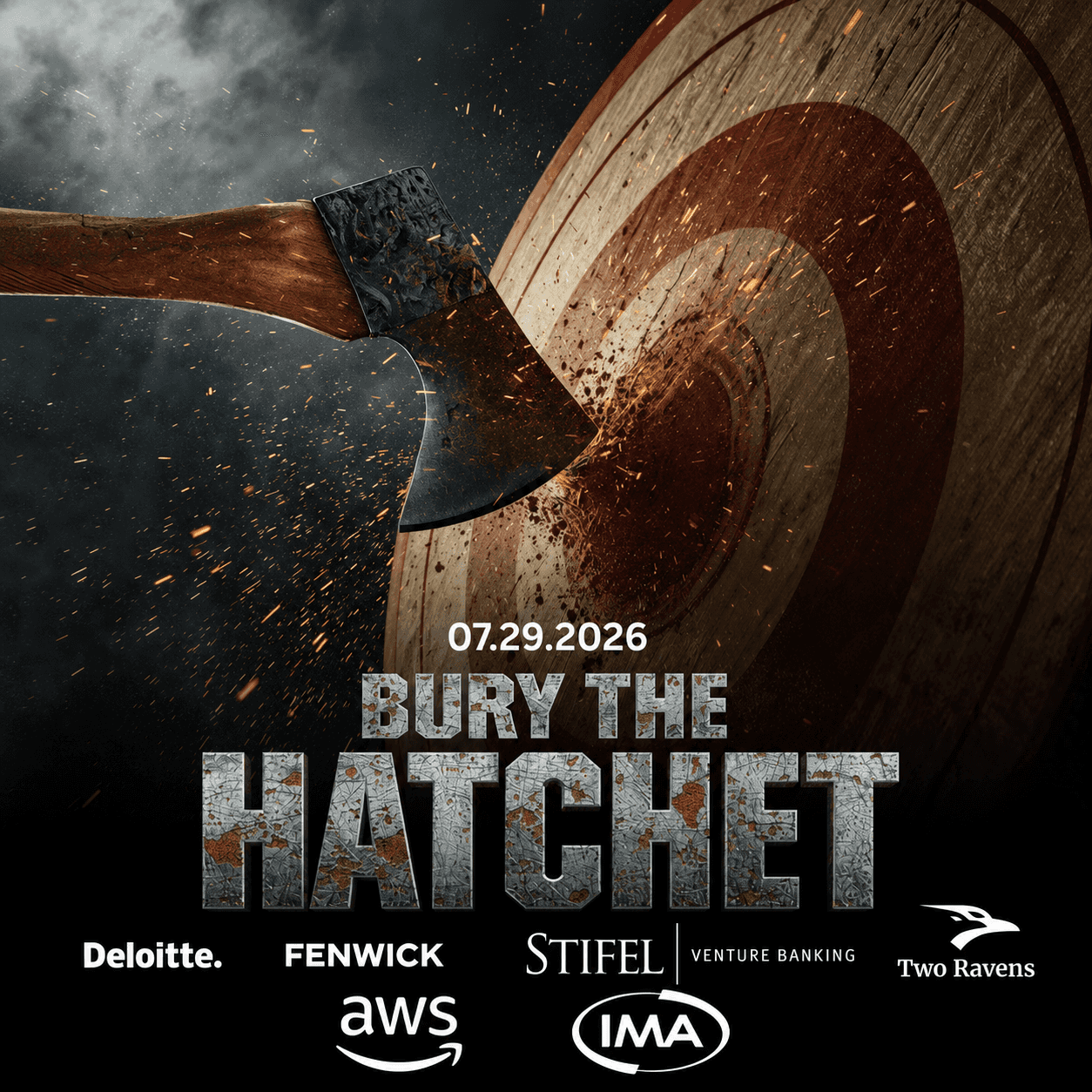 Bury The Hatchet Charity Fundraiser | Two Ravens & Stifel Venture Banking