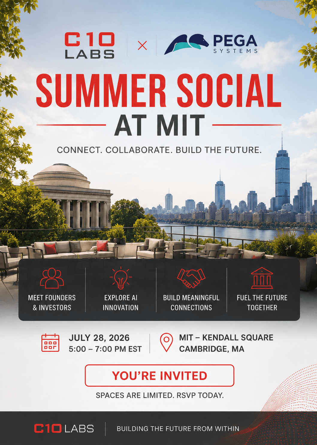 C10 Labs and Pegasystems (Pega Ventures and Launchpad) Summer Social - Community Event