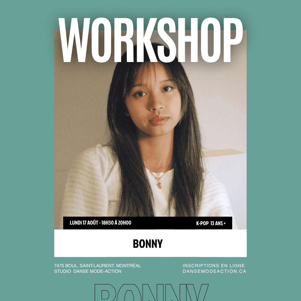 Bonnyta - Workshop K-Pop - 13 ans +