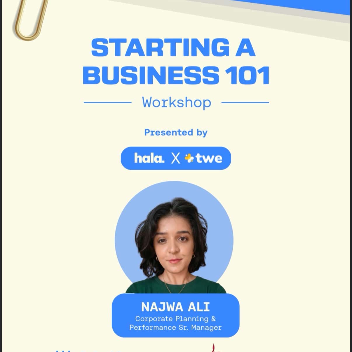 Hala Workshop: Starting a Business 101