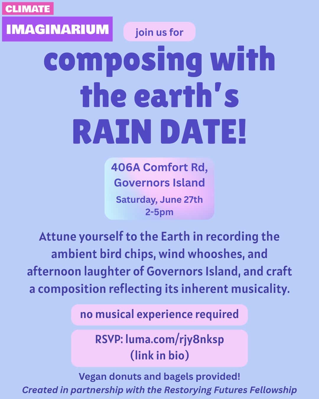 Composing with the Earth on Governors Island