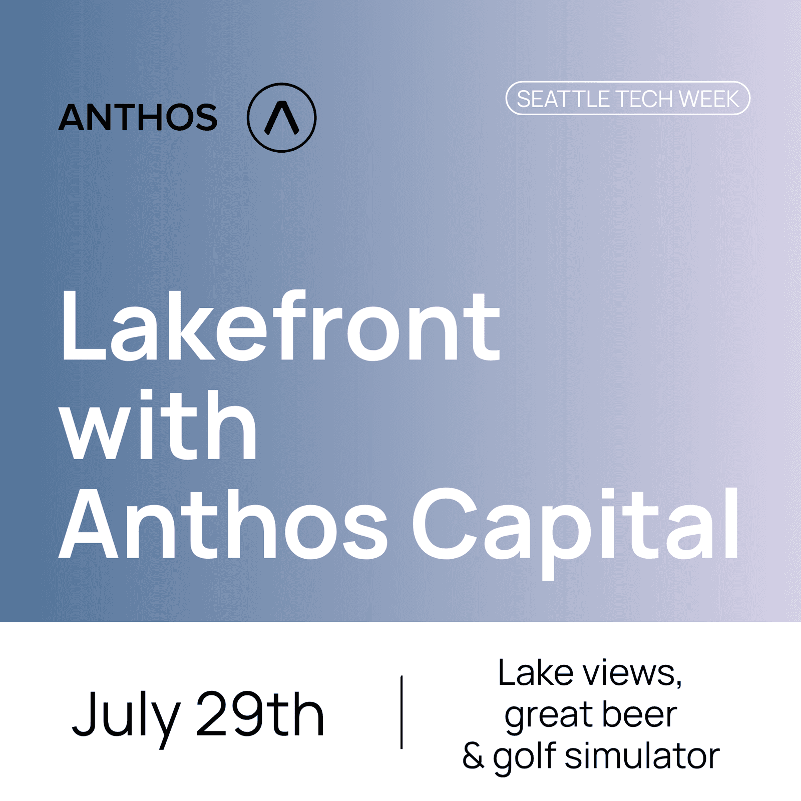 Lakefront with Anthos Capital