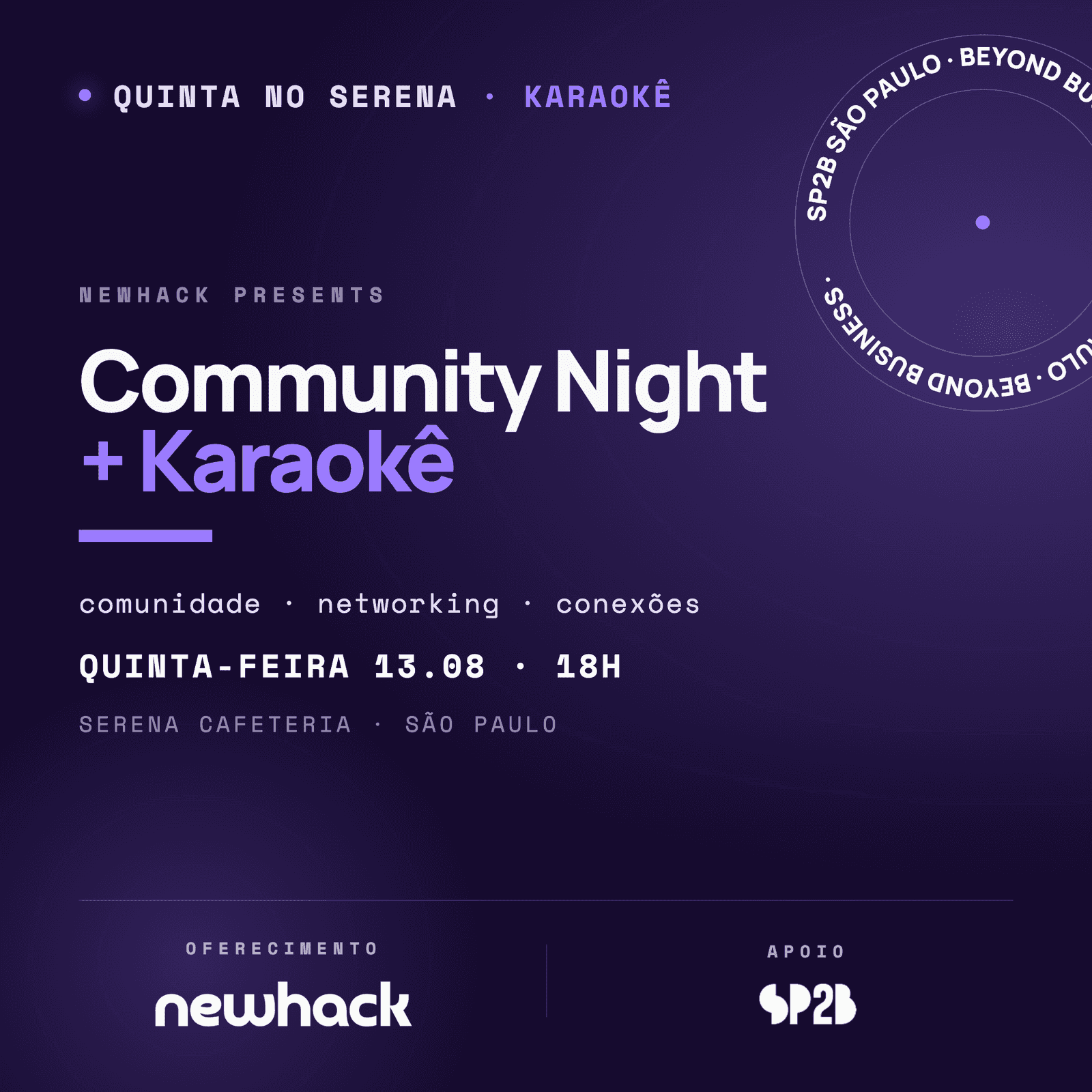 Community Night | Happy Hour & Karaoke