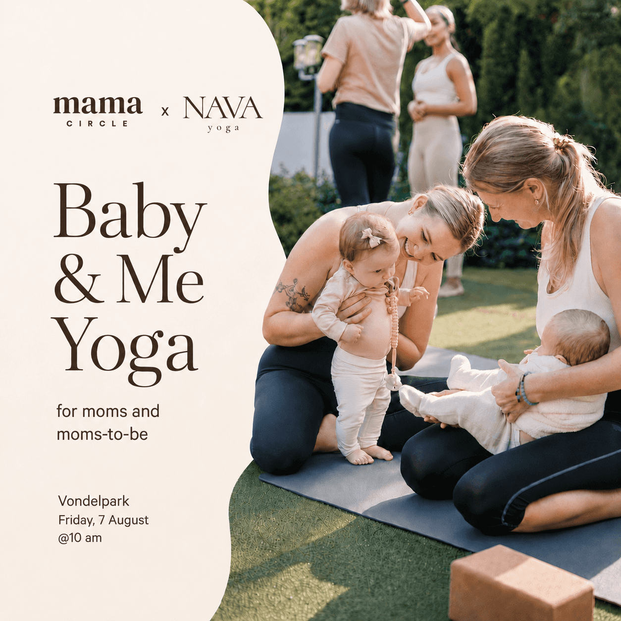 Baby & Me Yoga in Vondelpark