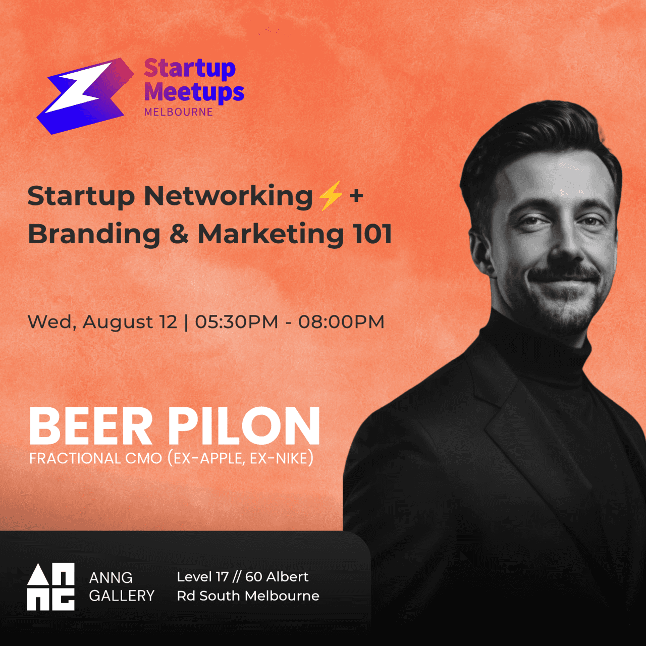Startup Networking⚡& Branding & Marketing 101 w/ Beer Pilon