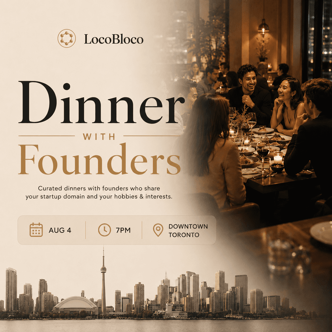Dinner with Toronto Founders