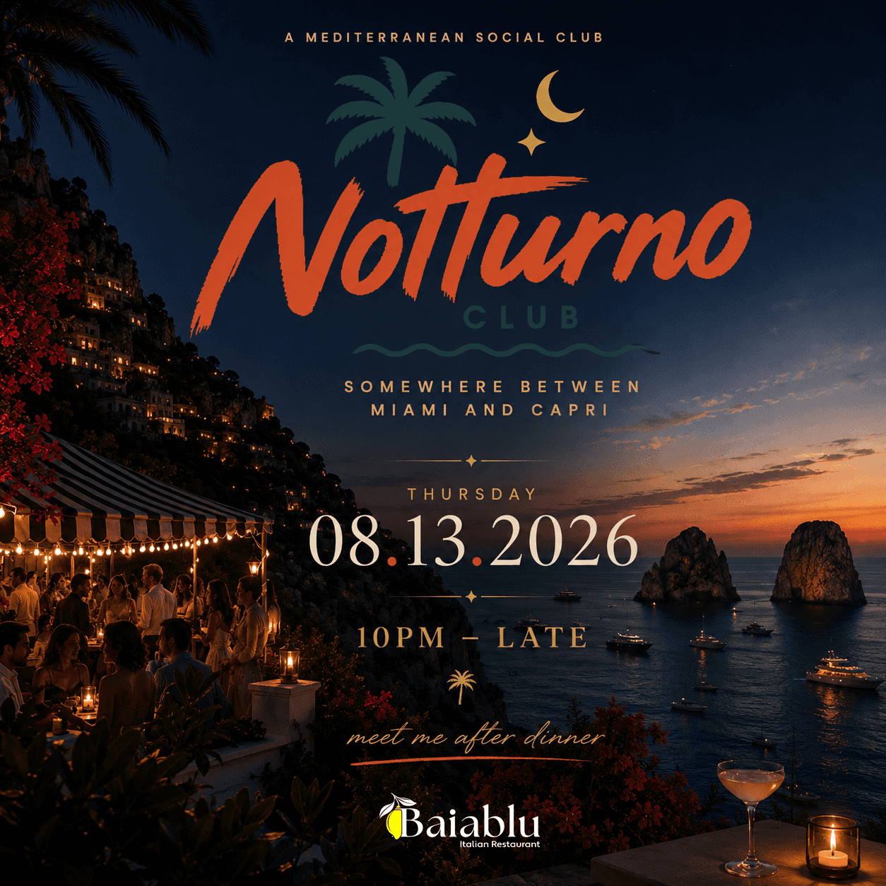 NOTTURNO - Coconut Grove