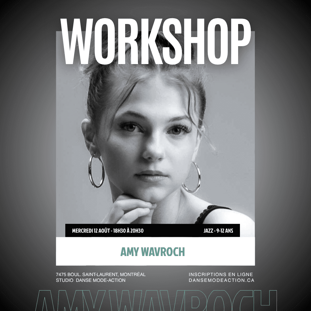 Amy Wavroch - Workshop Jazz - 9-12 ans