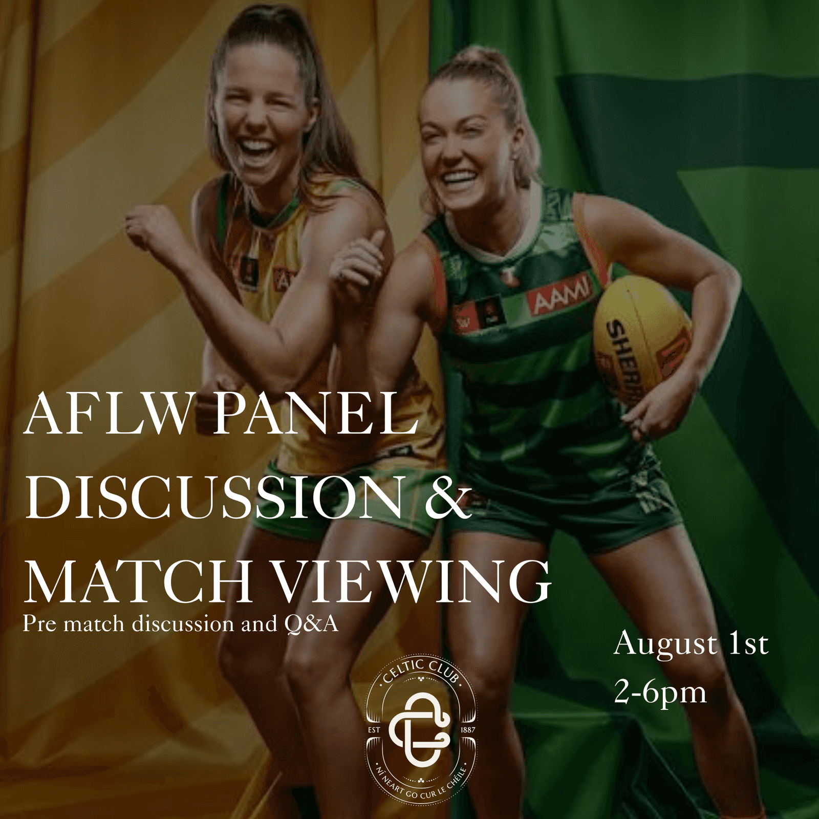 AFLW: From Ireland to Australia – Panel Discussion & Match Day Viewing
