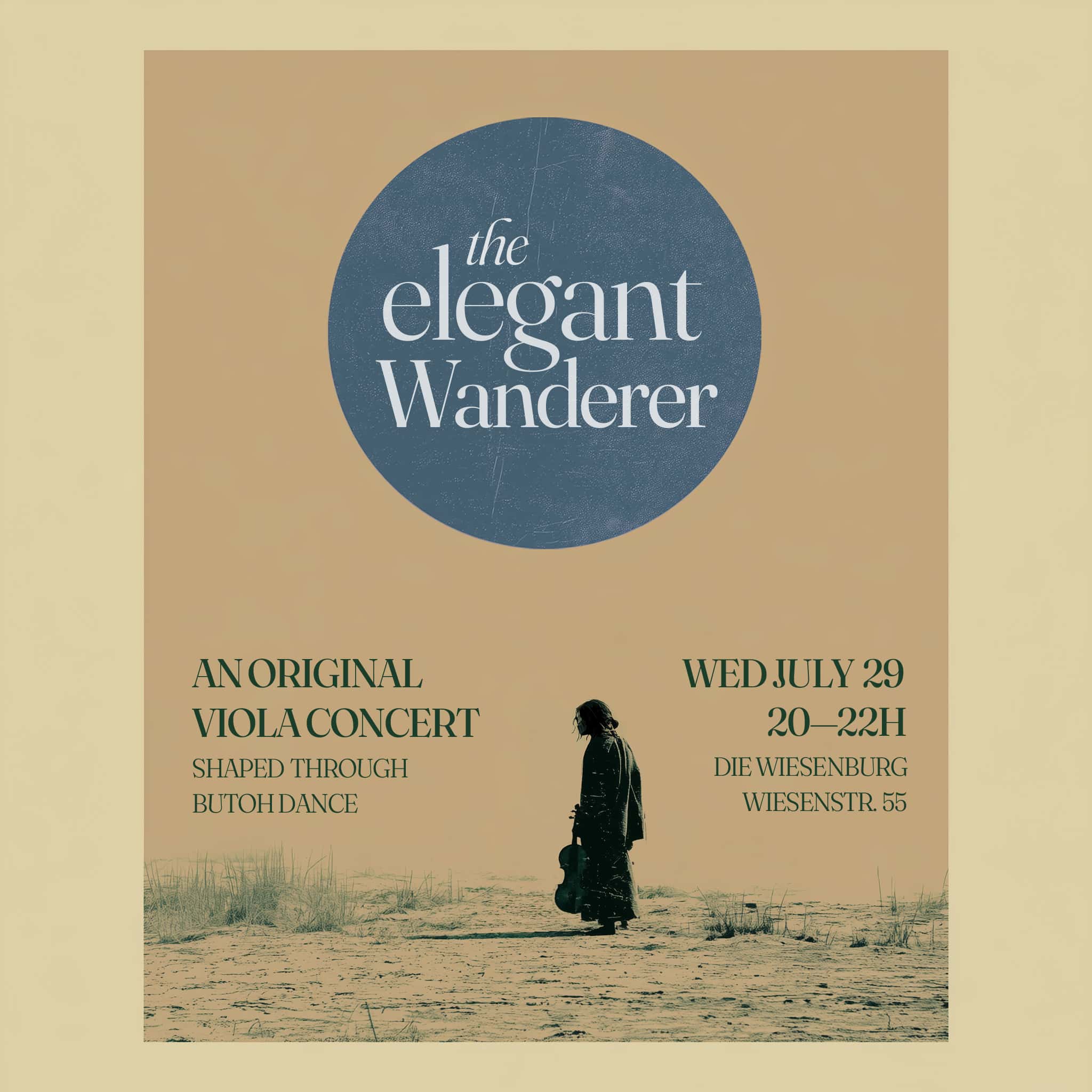 The Elegant Wanderer - Viola & Butoh Concert