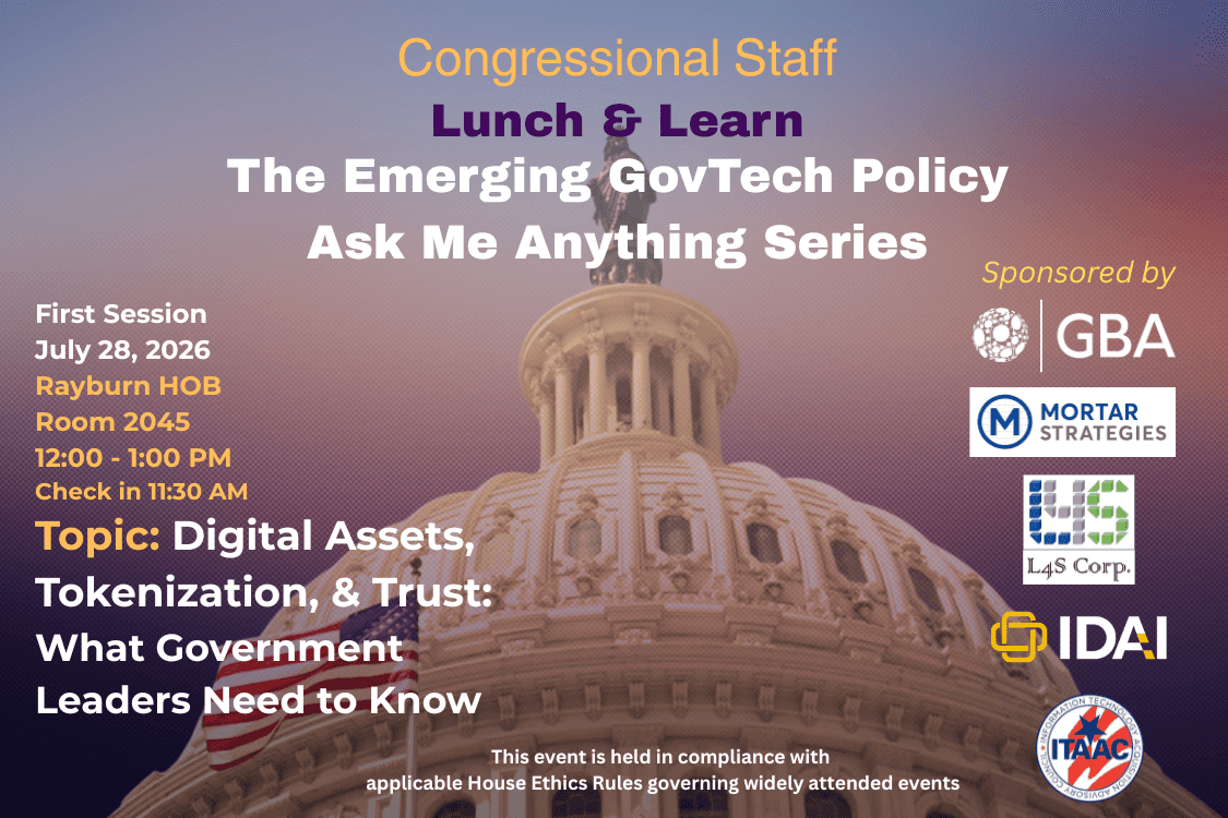 Congressional Lunch & Learn- The Emerging GovTech Policy Ask Me Anything Series