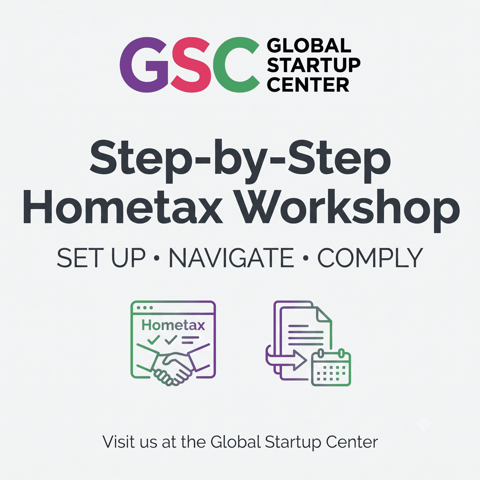 [GSC] Step-by-Step Hometax Workshop