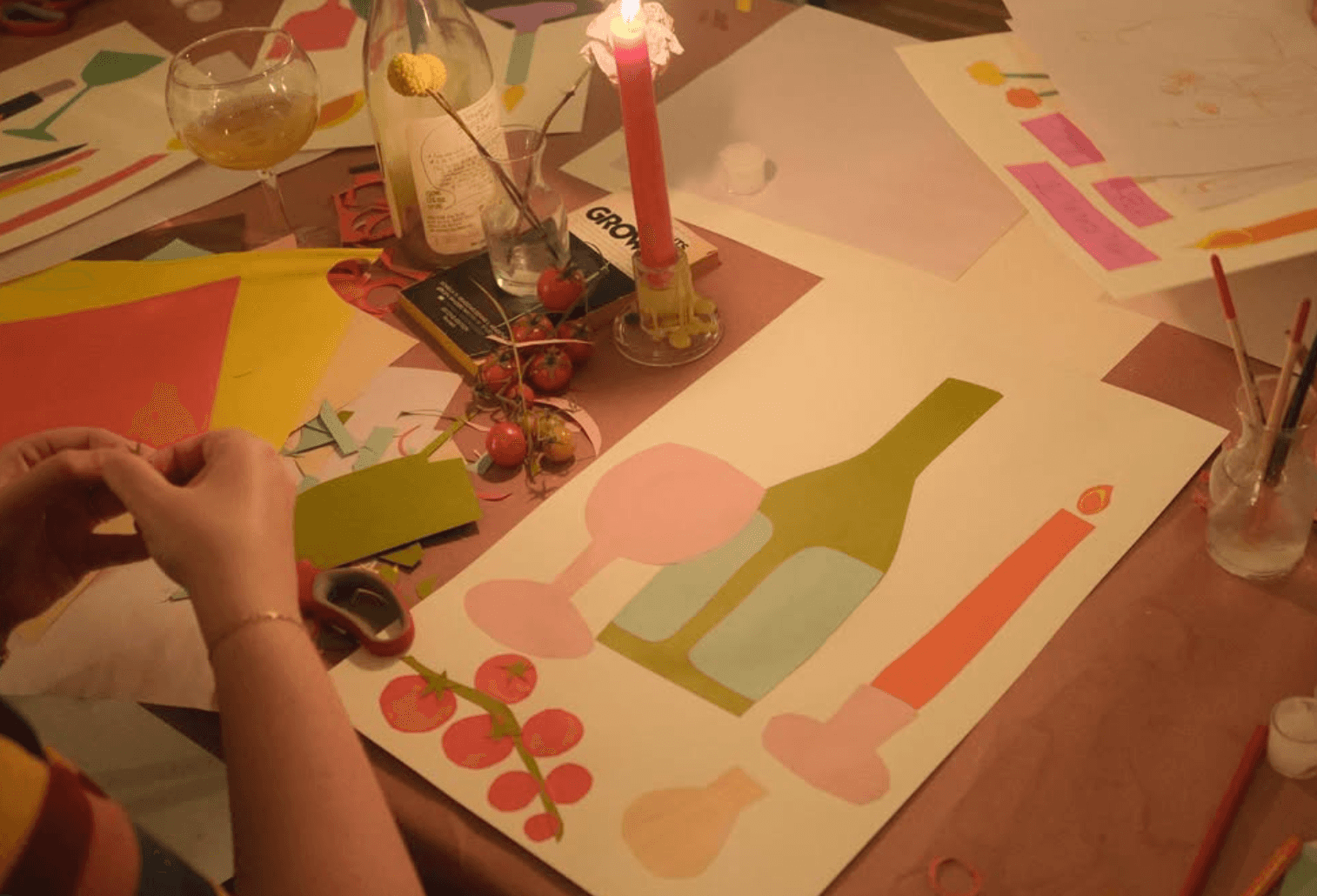 Collage Club: Paper Cut Posters