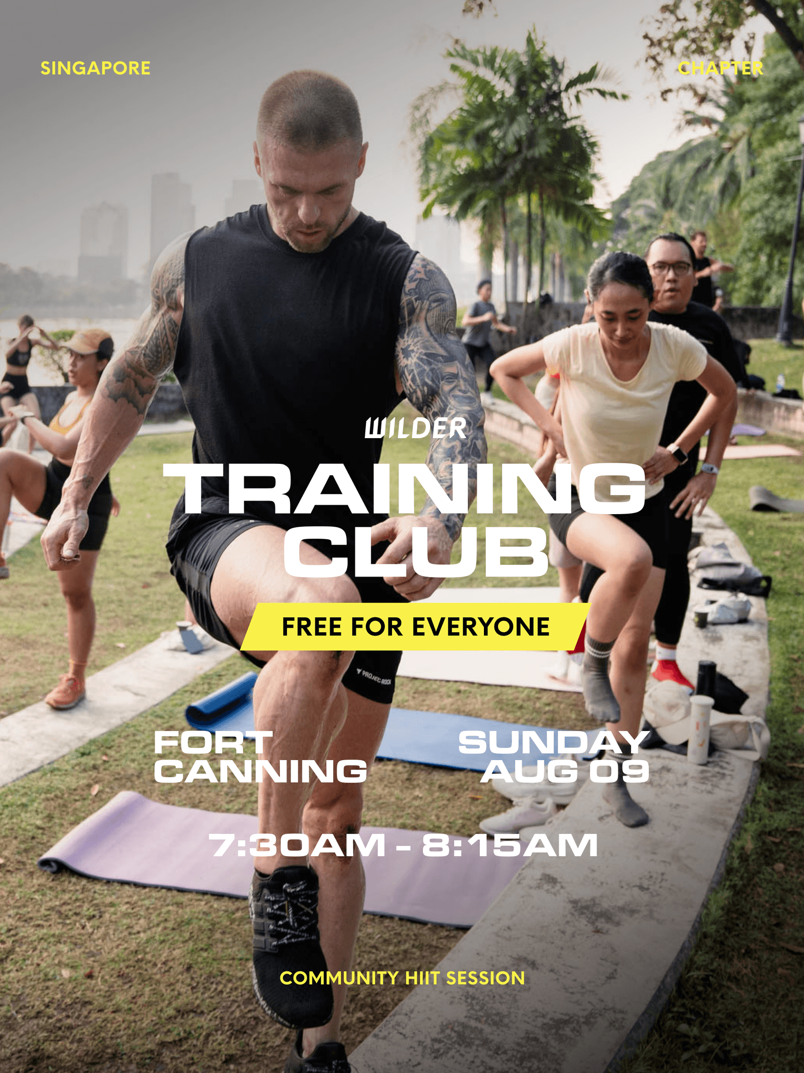 WILDER Training Club / HIIT in the Park (Singapore)