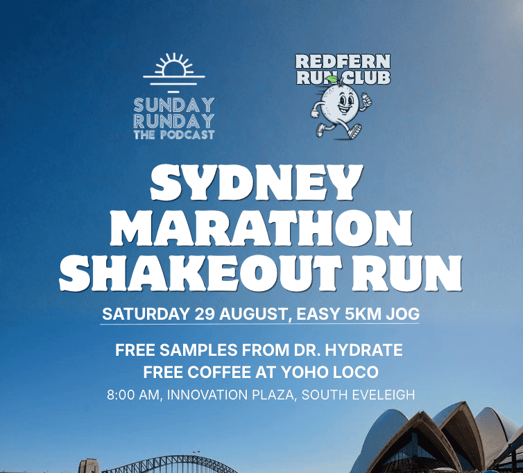 SYDNEY MARATHON SHAKE OUT RUN