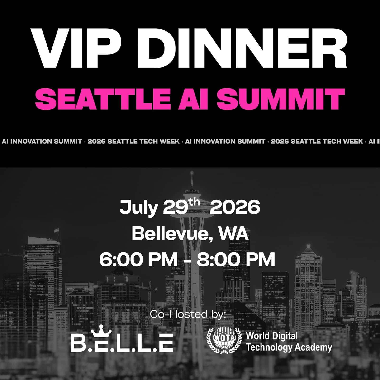 Seattle AI Summit VIP Dinner