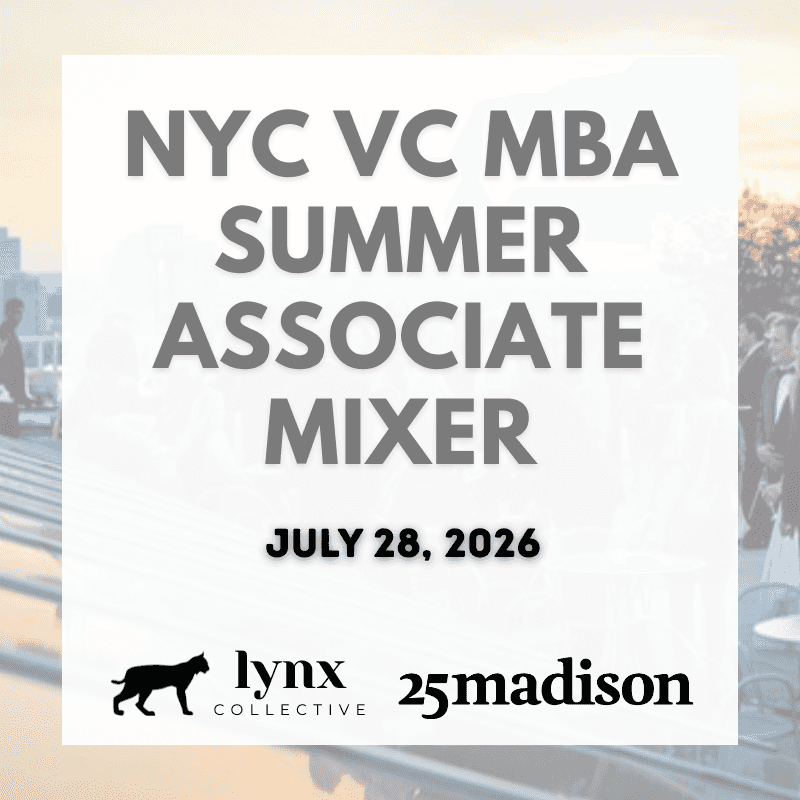NYC VC MBA Summer Associate Mixer
