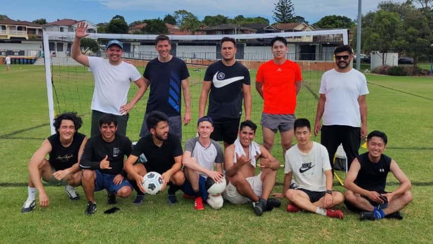 Soccer at Fontenoy Park,  Macquire
