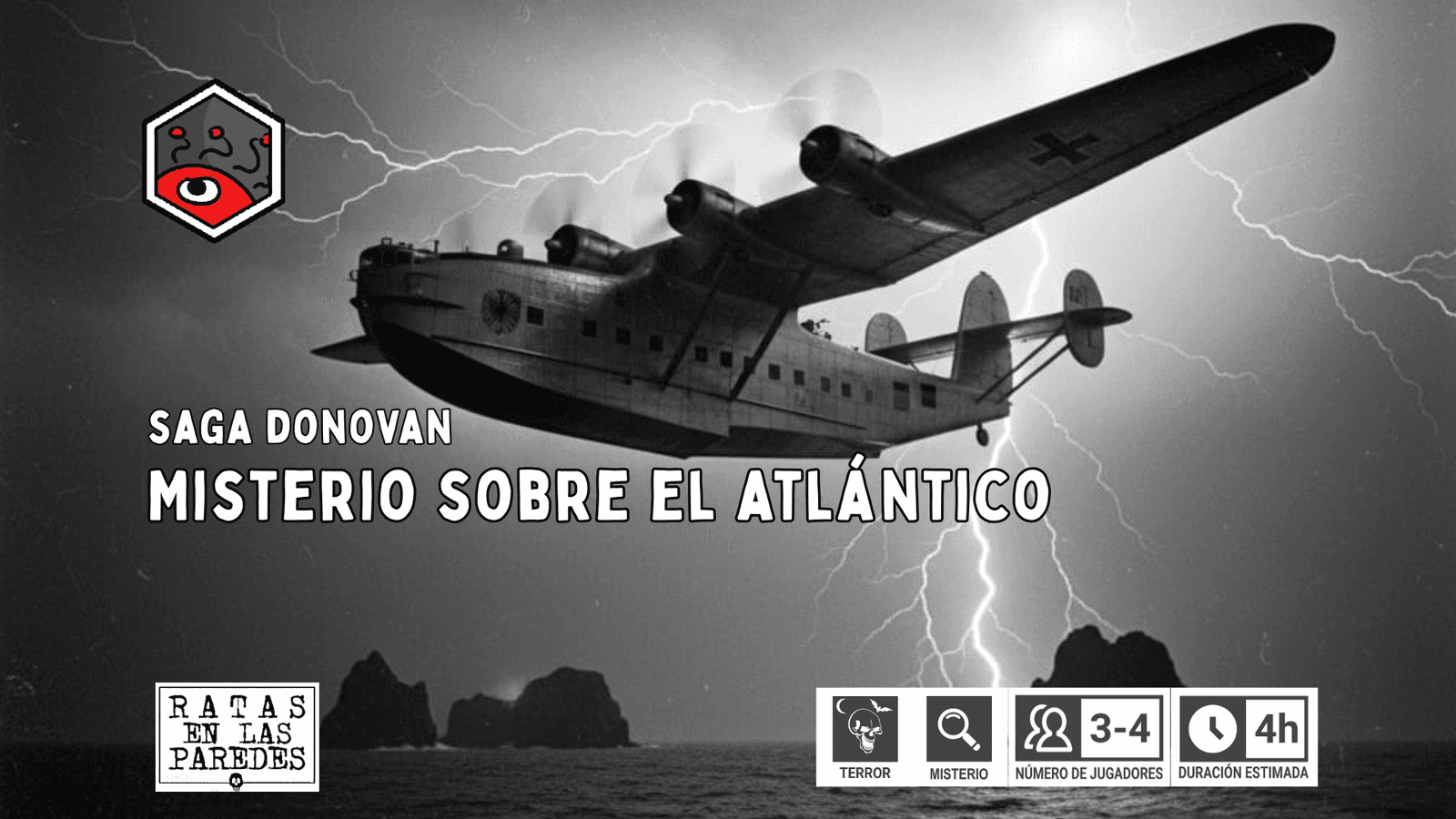 🏠Ratas en las paredes|Saga Donovan|Misterio sobre el Atlántico|Dual Shot|1/2