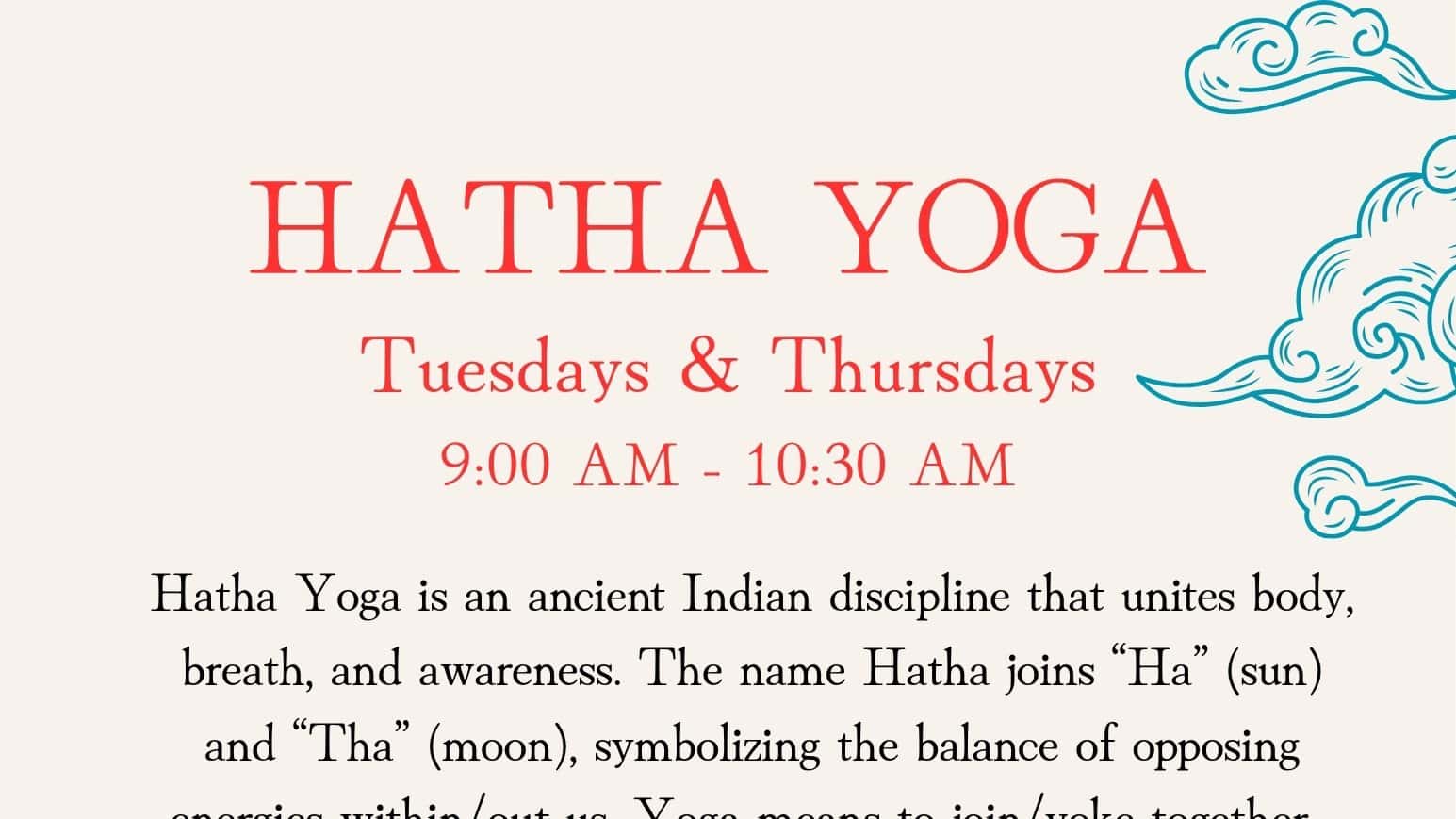 Hatha Yoga Tuesdays @ Passevite