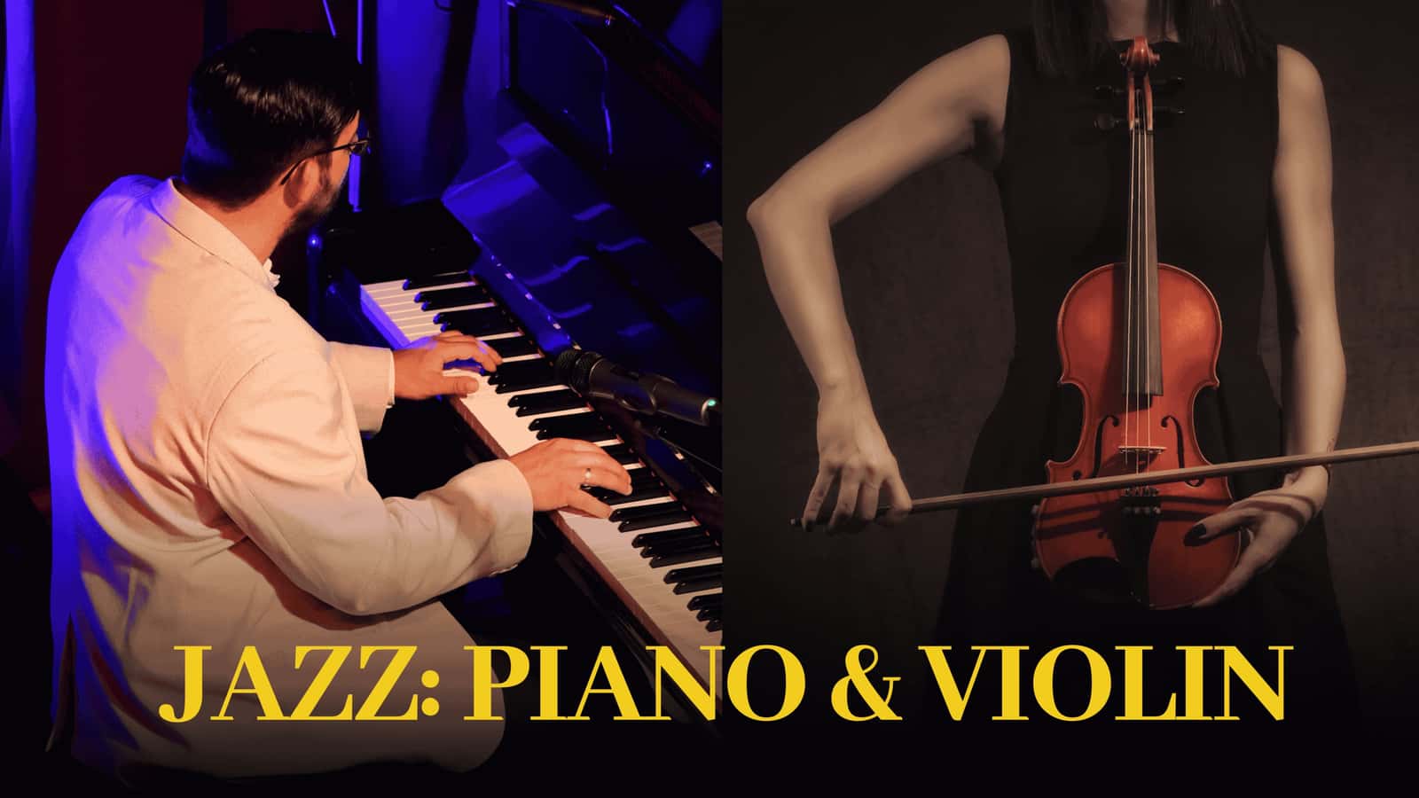 Jazz: Piano & Violin / Live music at Cultura Lounge bar, Lisbon