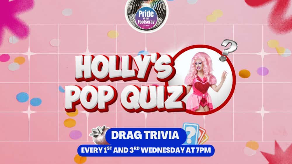 Holly's Pop Quiz Drag Trivia (Sitcoms Theme)