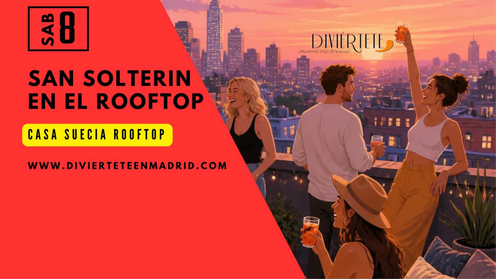 SAN SOLTERIN EN EL ROOFTOP♂️♀️30-41 AÑOS.