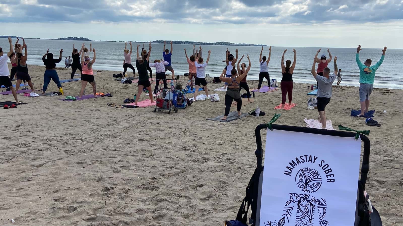 NamaStay Sober Beach Yoga with Pete Sacco