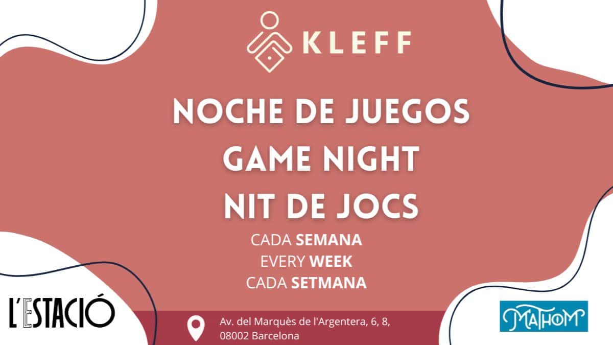 NOCHE JUEGOS DE MESA | GAME NIGHT (SPA + ENG + CAT)