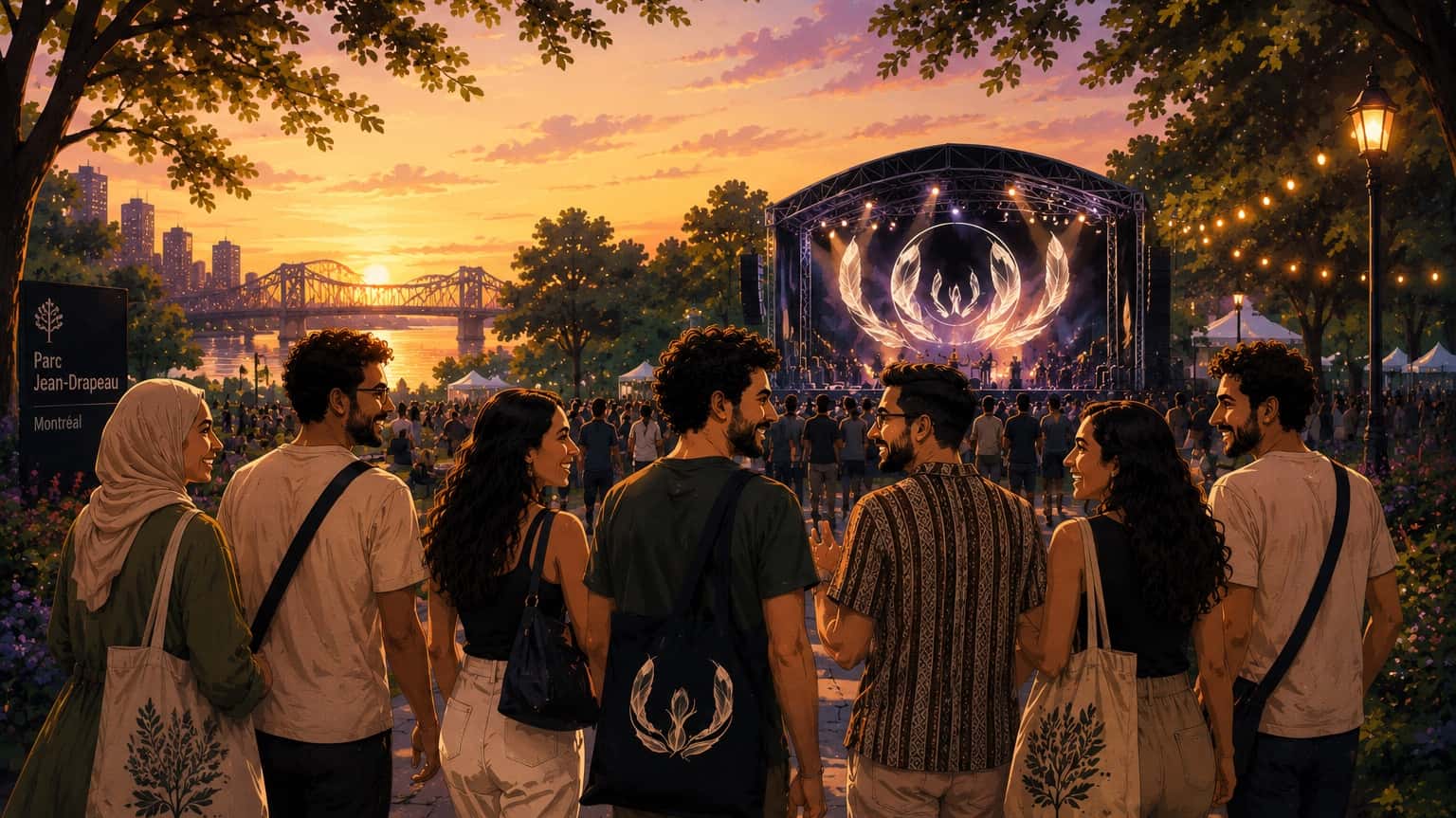 Meet Arabs in Montreal! Piknik Electronik (Worakls) 🎶