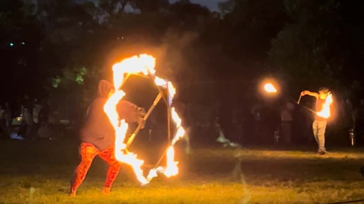 FULL MOON FIRE DANCING & DRUM JAM