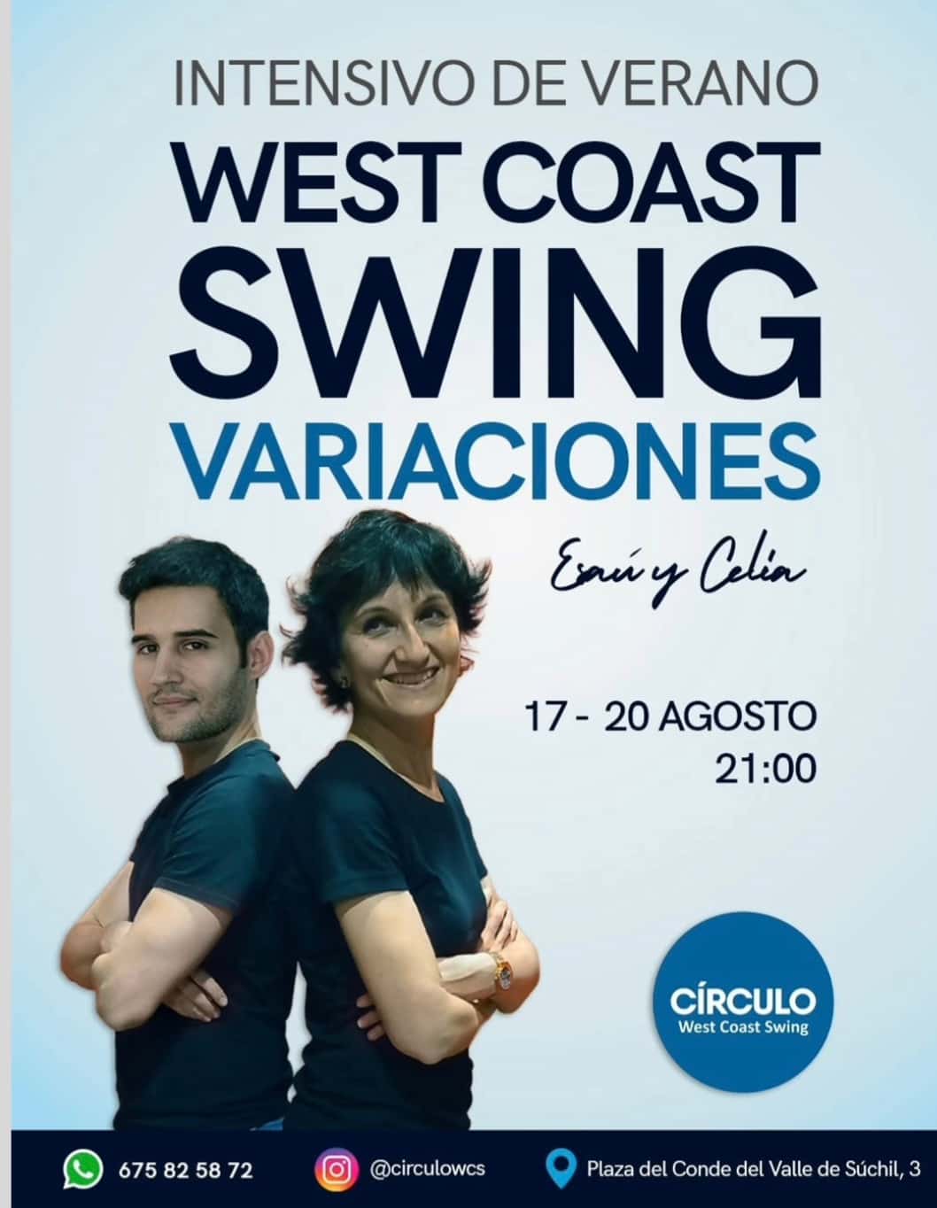 Intensivo WCS variaciones, con Celia y Esaú.