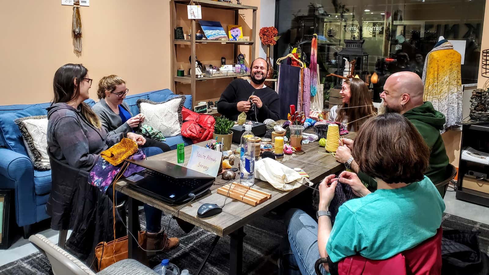 Wednesday Fiber Fun Night 🧶 | Social Stitching & Crafting in Chicago