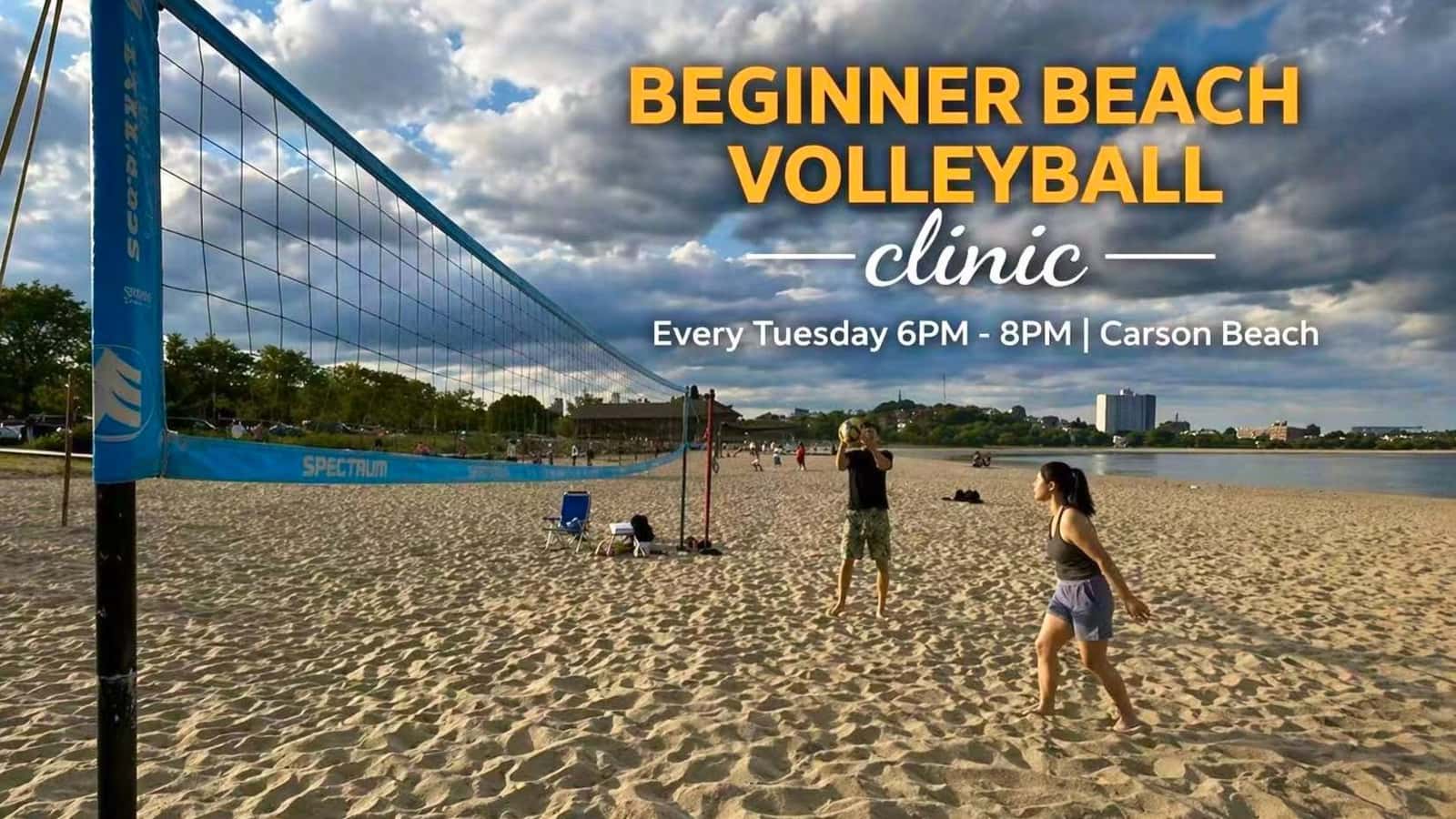Beginner Beach Volleyball "The Clinic" - coached practice