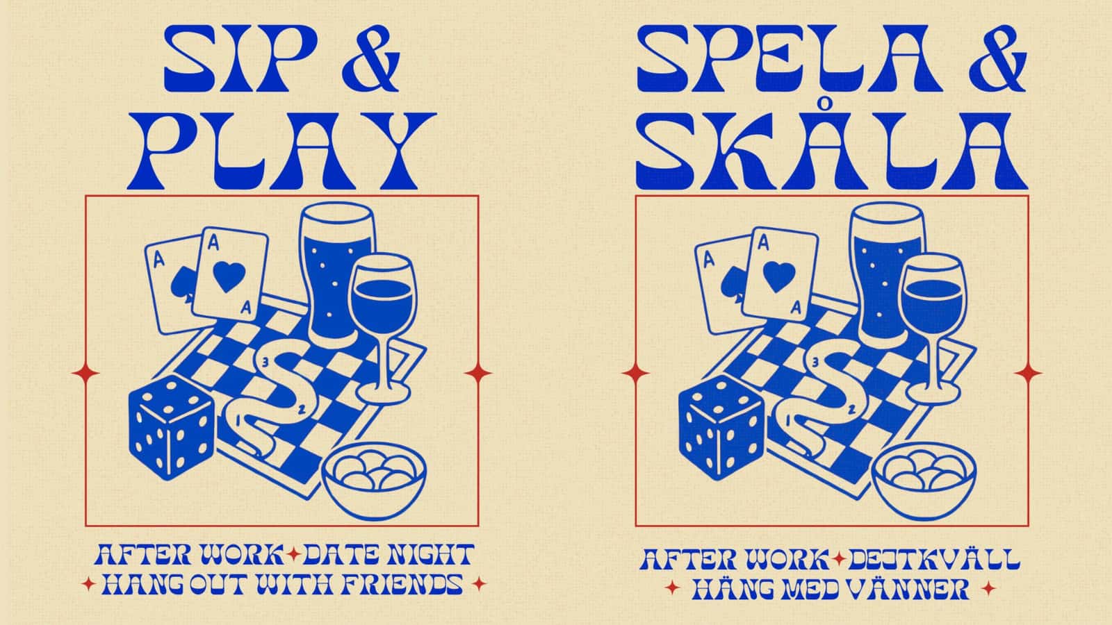 Spela & Skåla – Games & Drinks Night