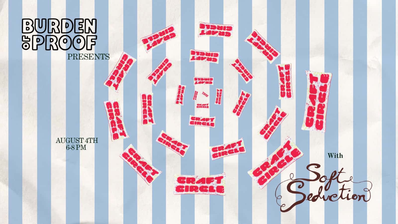 Craft Circle at Burden of Proof