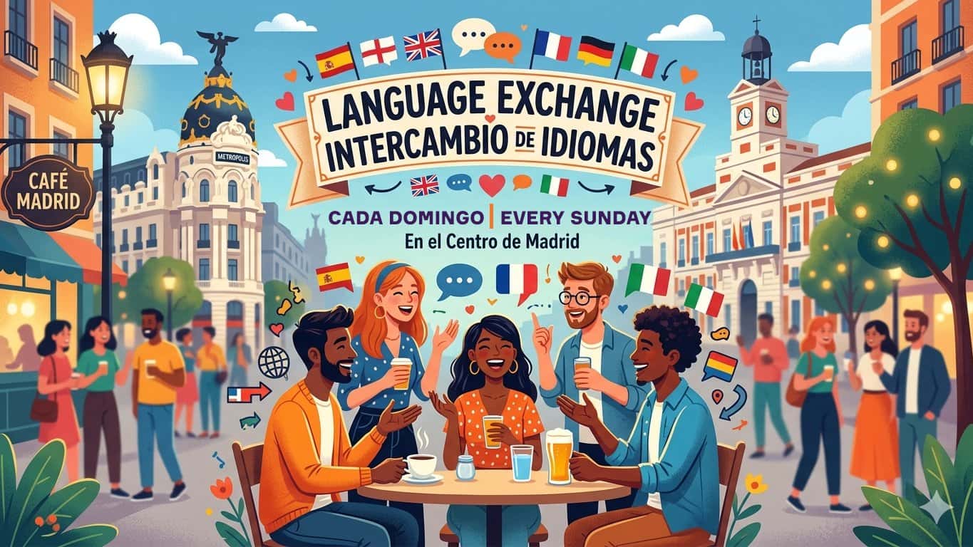 Language Exchange for Madrid Expats and International Friends